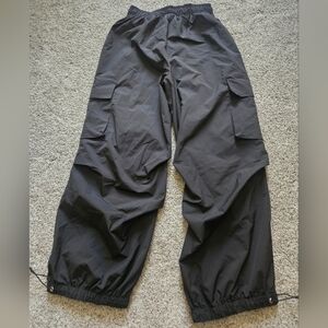 Women's Black Cargo Pants - Lightweight Utility Trousers